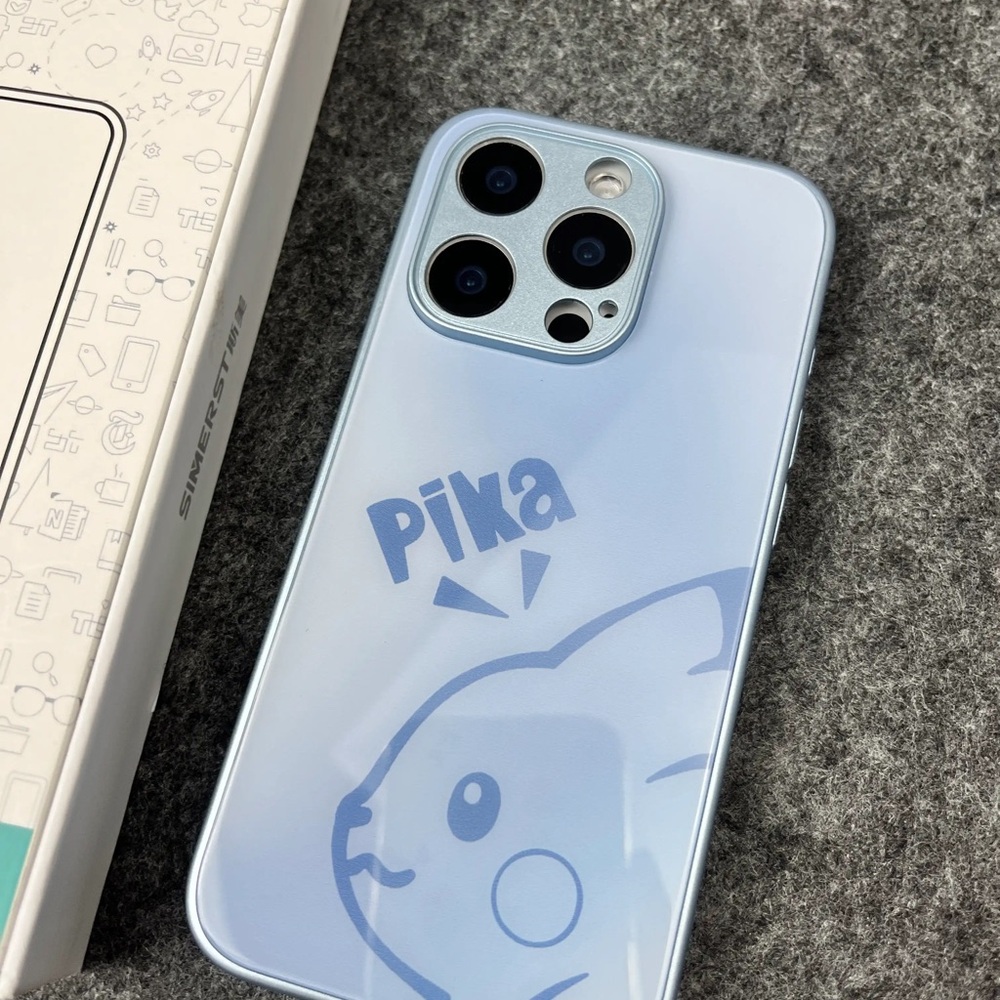 Pika Blue Clear Protective Phone Case - Brand Unknown